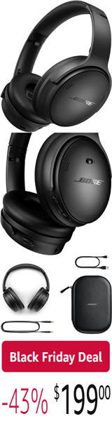 Bose QuietComfort Bluetooth 5.1 Headphones, Wireless Headphones